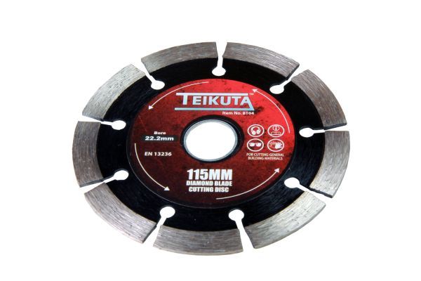 TEIKUTA BOX 10 - 115 X 22.2MM DIAMOND BLADE