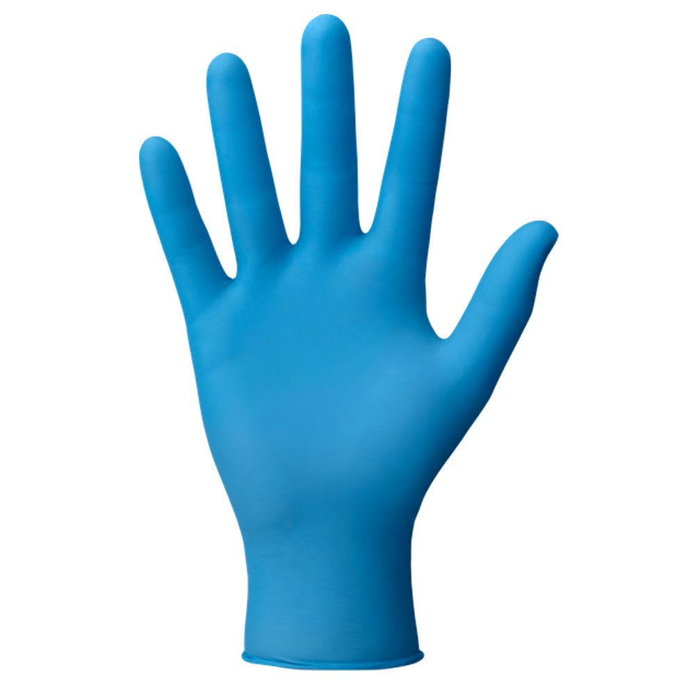 Blue Nitrile Disposable Gloves Size M (7/8