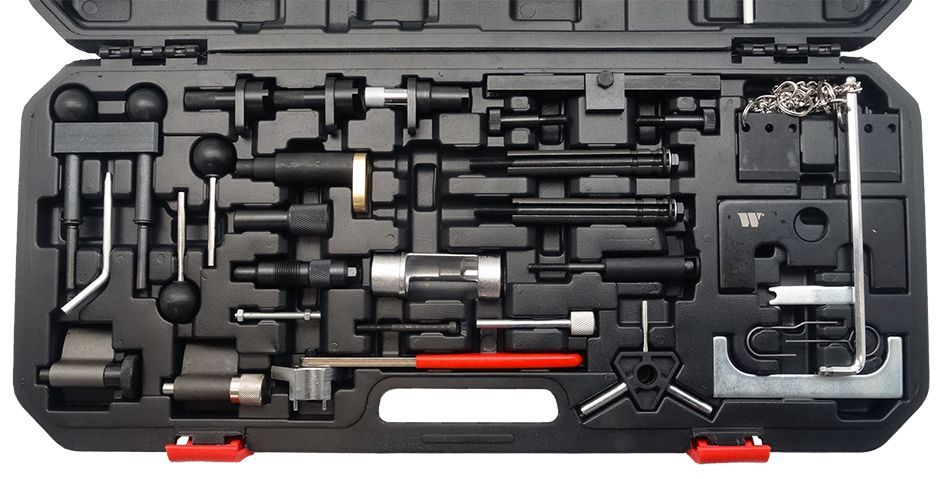 Welzh Werkzeug Volkswagen, Audi, SEAT And Skoda Master Timing Tool Set Petr
