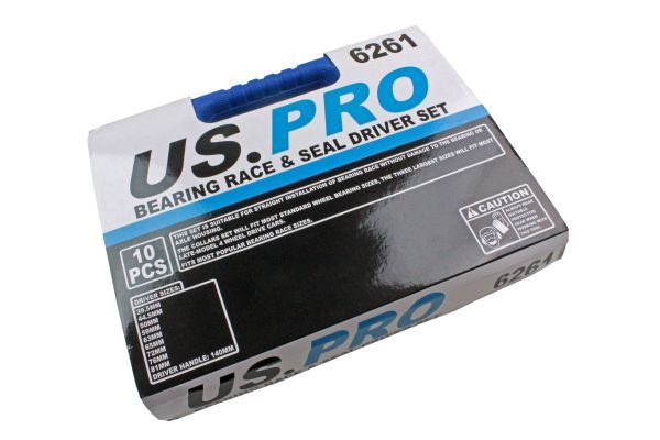 US PRO 10pc Bearing Race And Seal Driver Set