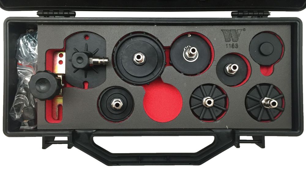 WELZH Werkzeug Brake Bleeder Adaptor set; for Audi, BMW, Ford, Honda, Nissan, Opel, VW