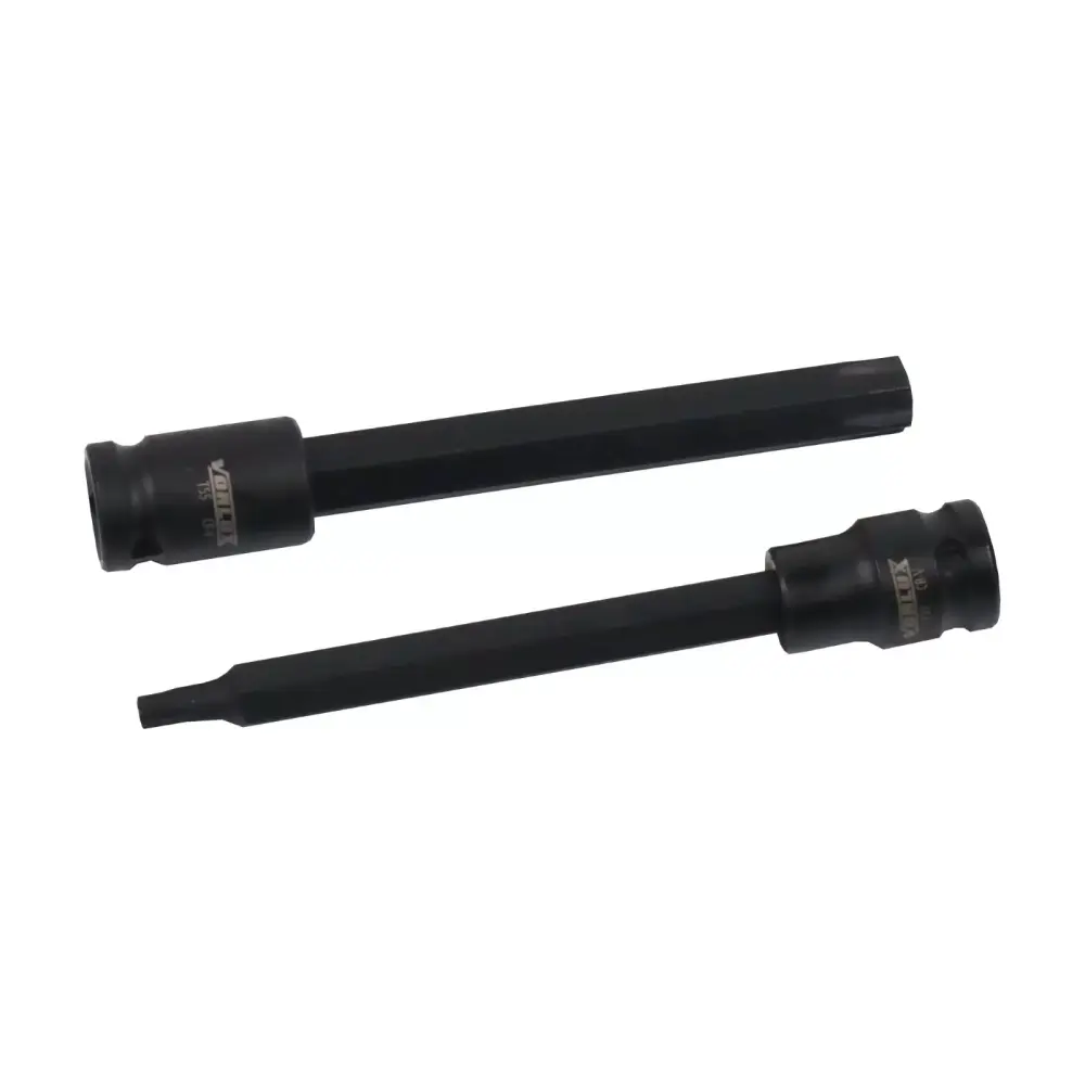 VORLUX 10PC 3/8" DR IMPACT STAR BIT SOCKETS - LONG