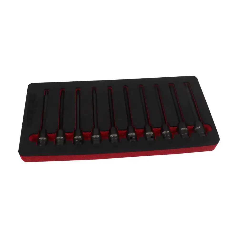 VORLUX 10PC 3/8" DR IMPACT STAR BIT SOCKETS - LONG