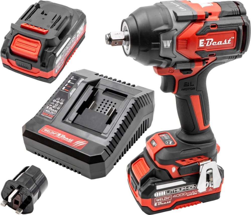 WELZH E-Beast™ Cordless Brushless Impact Wrench 1/2"dr; 1350NM