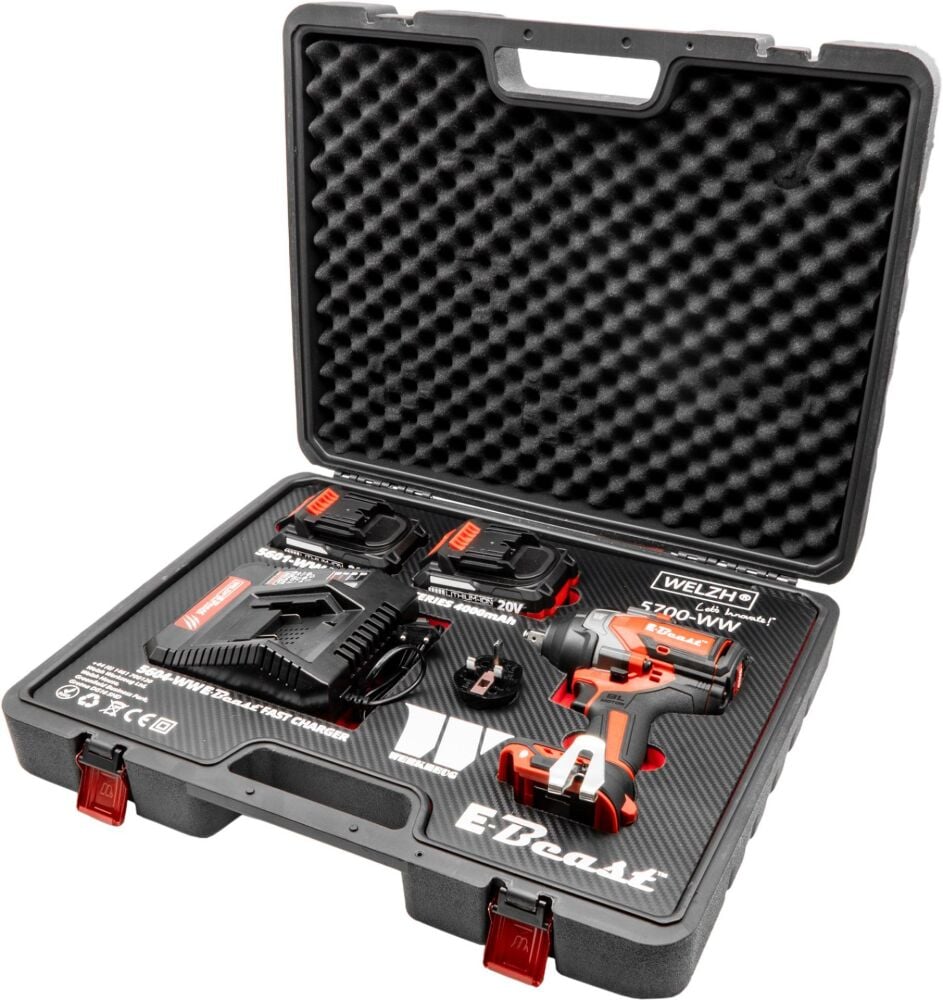 WELZH E-Beast™ Cordless Brushless Impact Wrench 1/2"dr; 1350NM