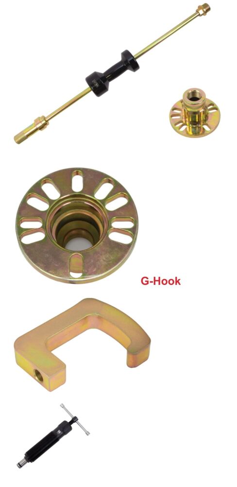 WELZH Hub Puller & Heavy Duty Slide Hammer, G-Hook, Hydraulic Ram For Pullers & Extractors;(Professional Type) 12-Ton