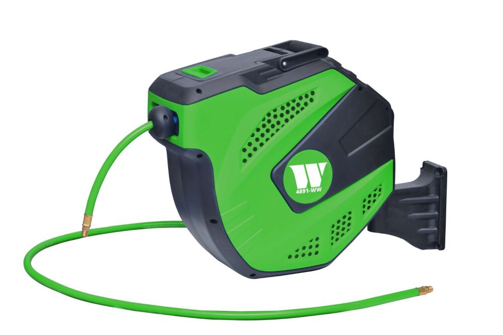 WELZH Retractable Air Hose Reel ; Automatic ''Visibilty Series' 4891-WW
