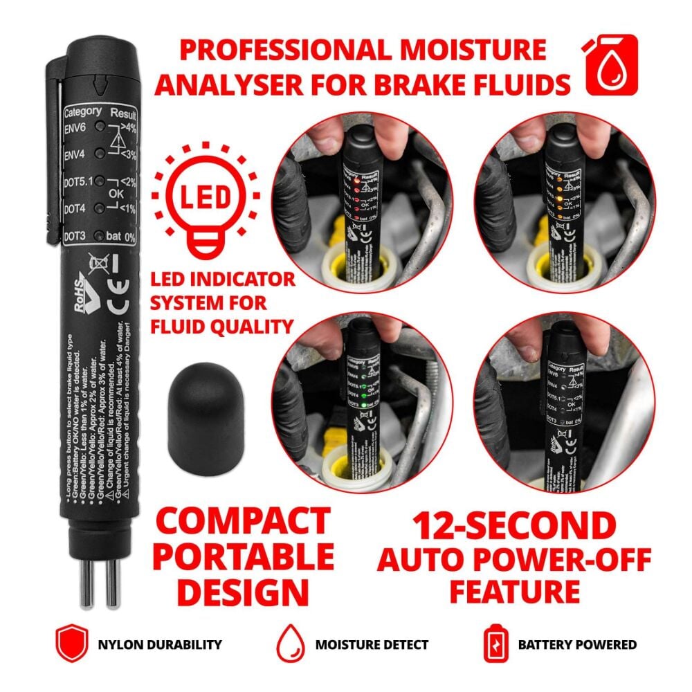 WELZH Electronic Brake Fluid Tester 6036-WW