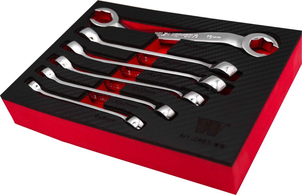 WELZH Brake Pipe Spanners; 6-Piece Set 2483-WW