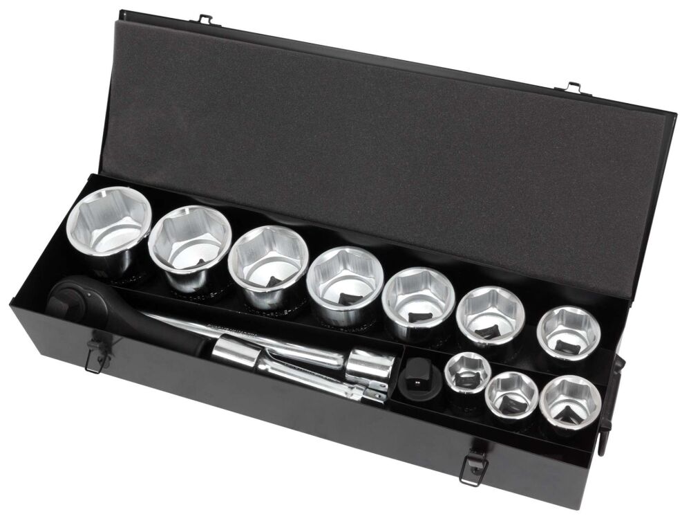 WELZH Socket Tool Set; 6Pt, 36-80mm, 1'' 1222-WW