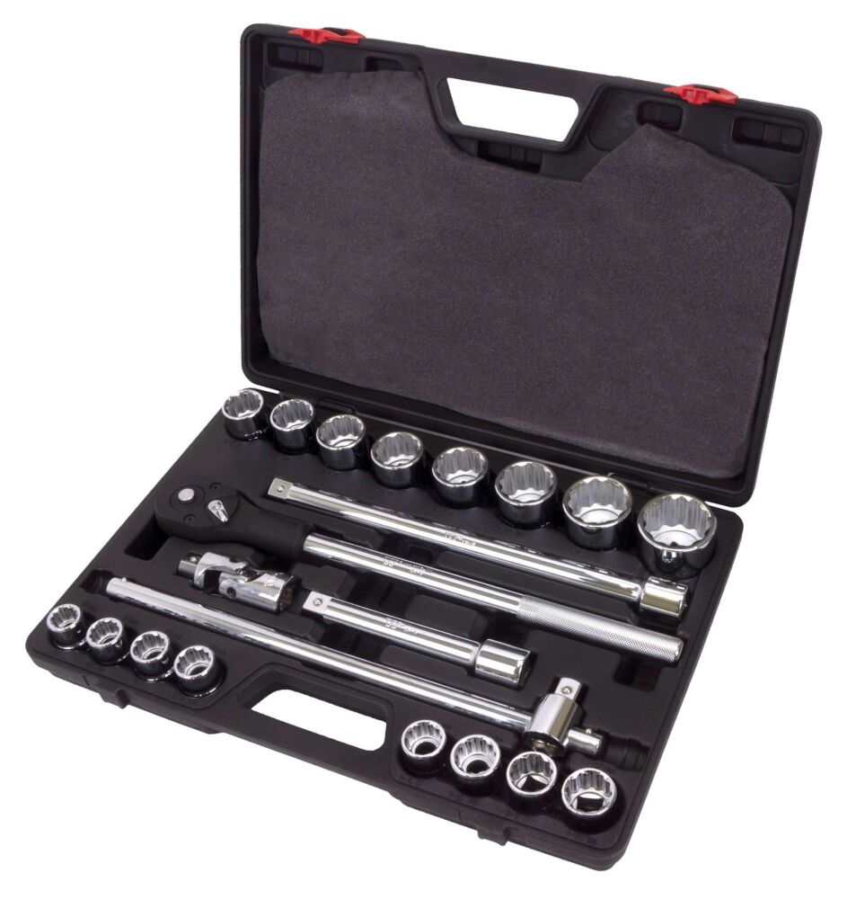 WELZH Socket Tool Set; 12pt, 19-50mm, 3/4'' 11105-WW
