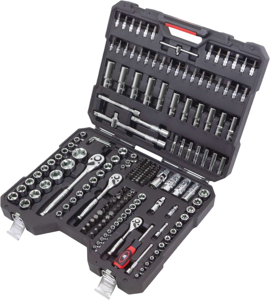 WELZH Socket Tool Set; Chrome, 1/4'', 3/8'', 1/2'' (191 pcs) 4188-WW