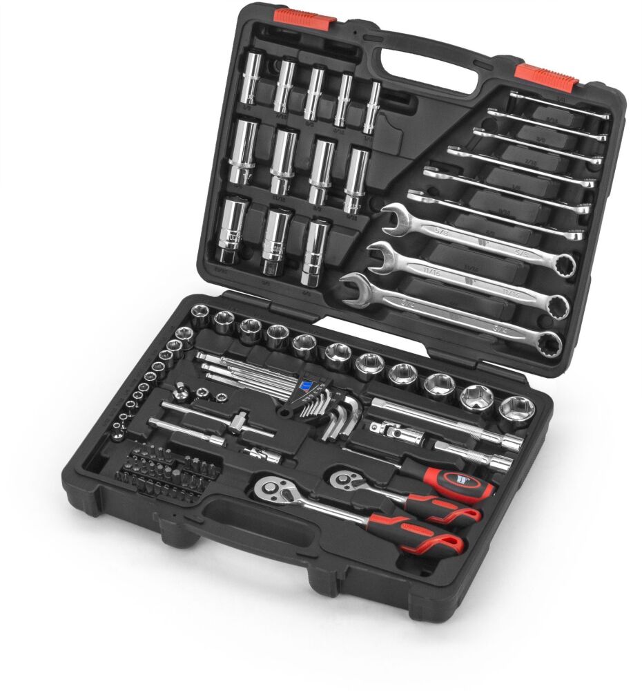 WELZH Socket Tool Set; 92-Piece Set 1/2'' & 1/4'' (Imperial Sizes) 7061-WW