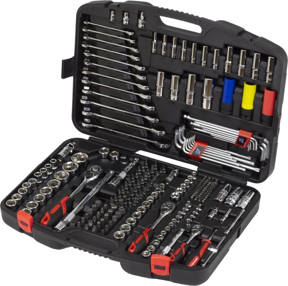 WELZH Socket Tool Set; 1/4'', 3/8'', 1/2'' (218-Piece) 2588-WW
