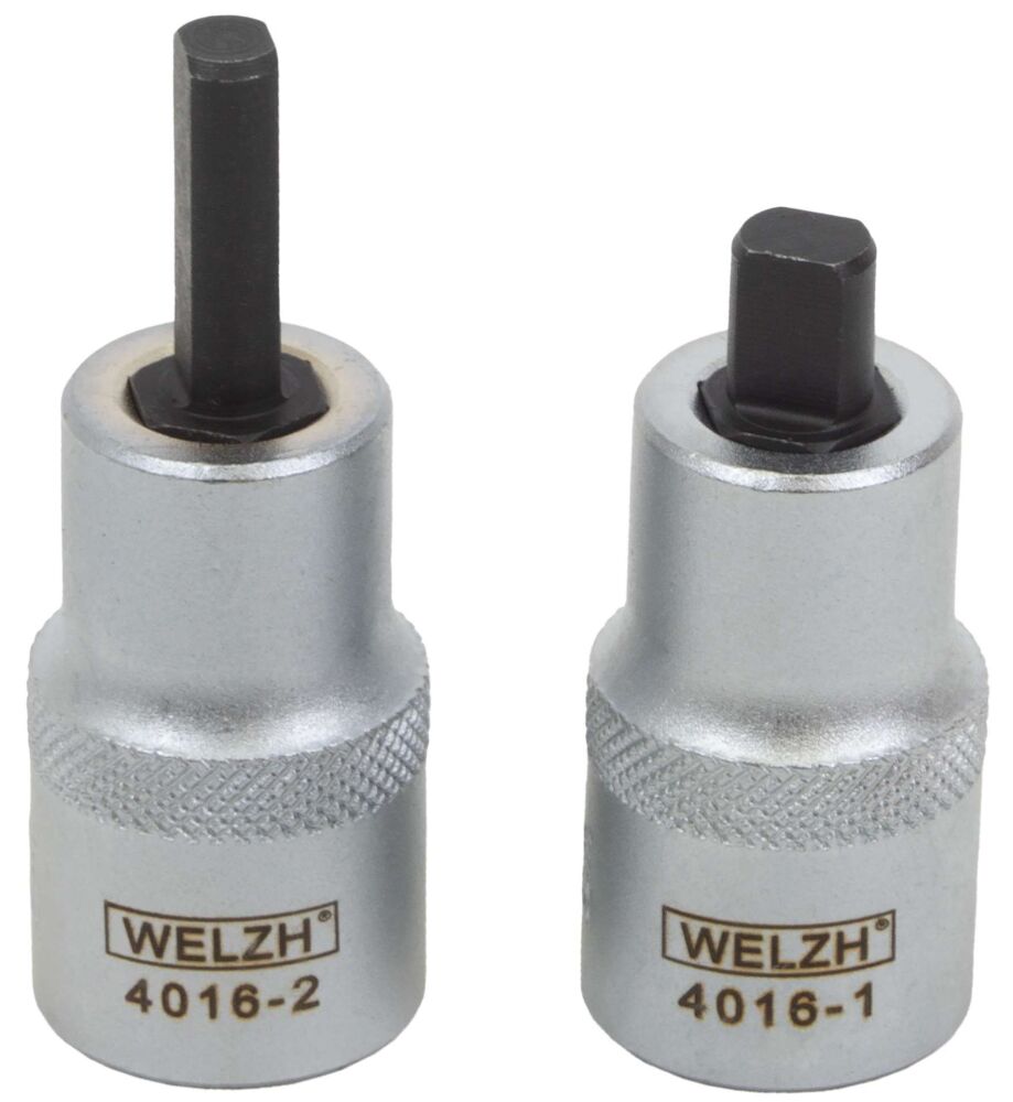WELZH Spreader Socket Set for Spring Strut Clamp, 5 x 7mm and 5.5 x 8.2mm 4016-WW