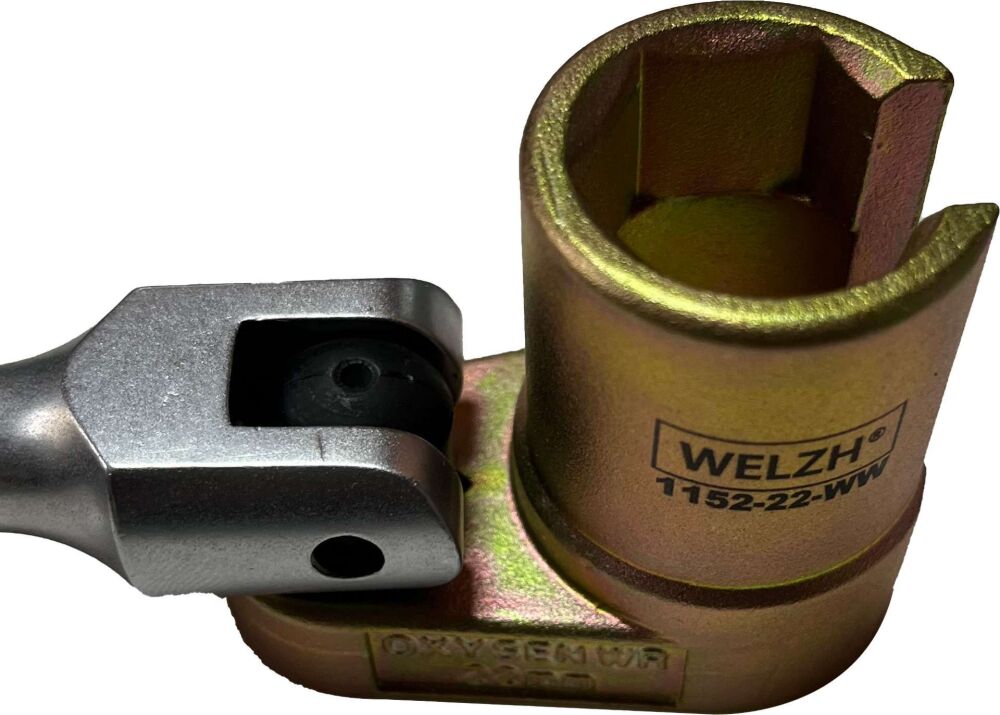 WELZH Oxygen Sensor Socket; 22mm (7/8'') x 50mm; 1/2'' drive 1152-22-WW