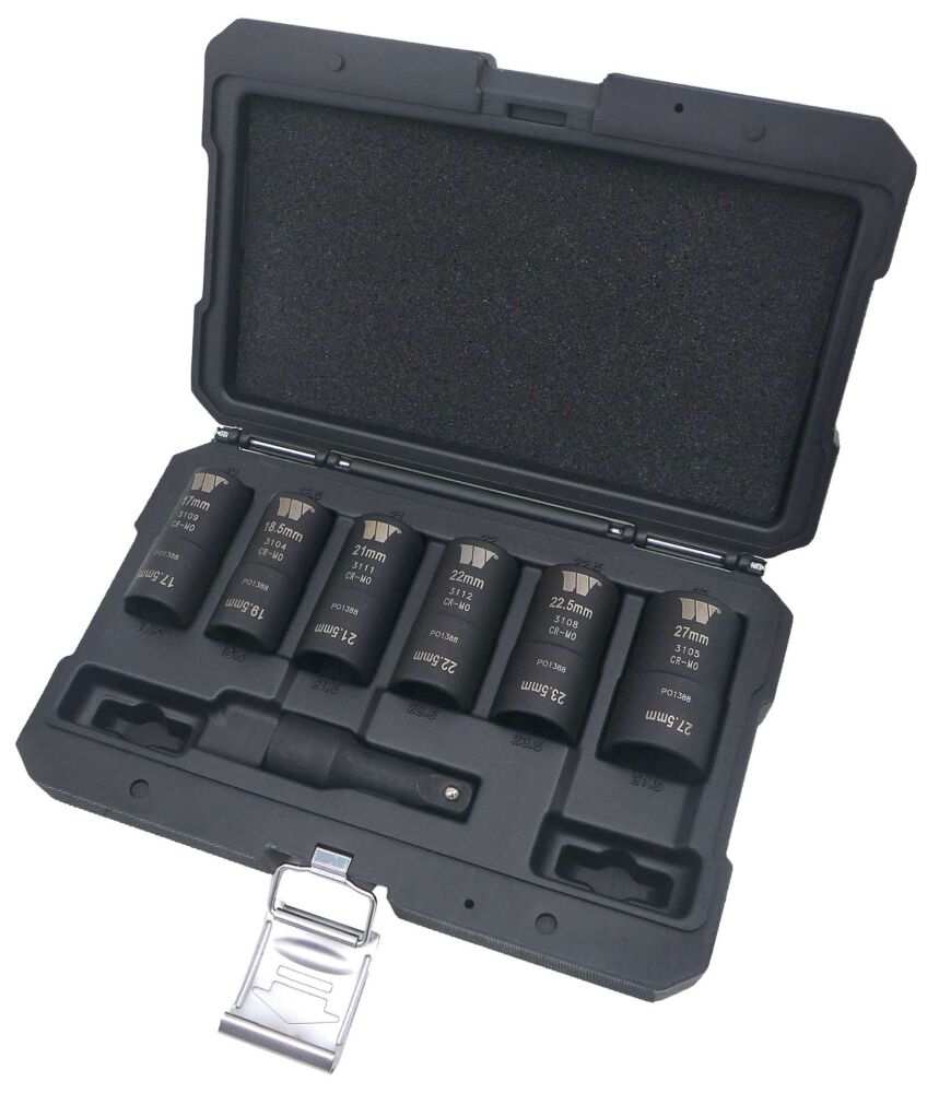 WELZH Master Impact Flip Socket Set, 7-Piece Set 3110-WW