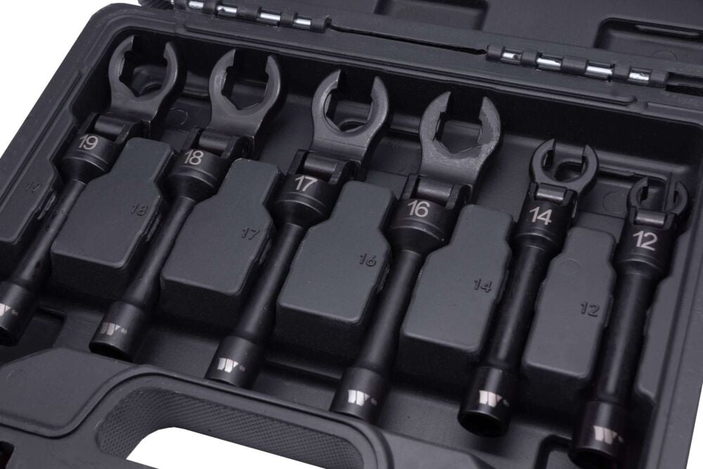 WELZH Diesel Injection Wrench Set; 12-19mm 6-Piece 44108-WW