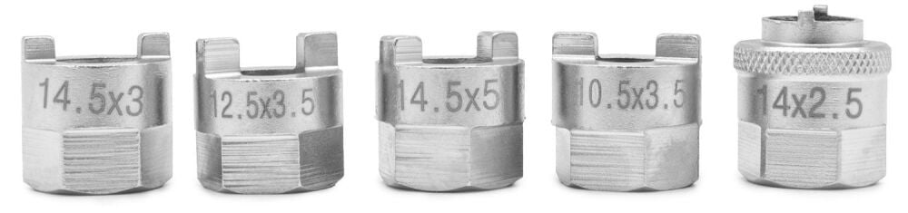 WELZH 5-Piece Strut Nut Tool Set - Audi, VW, Mercedes 7011-WW