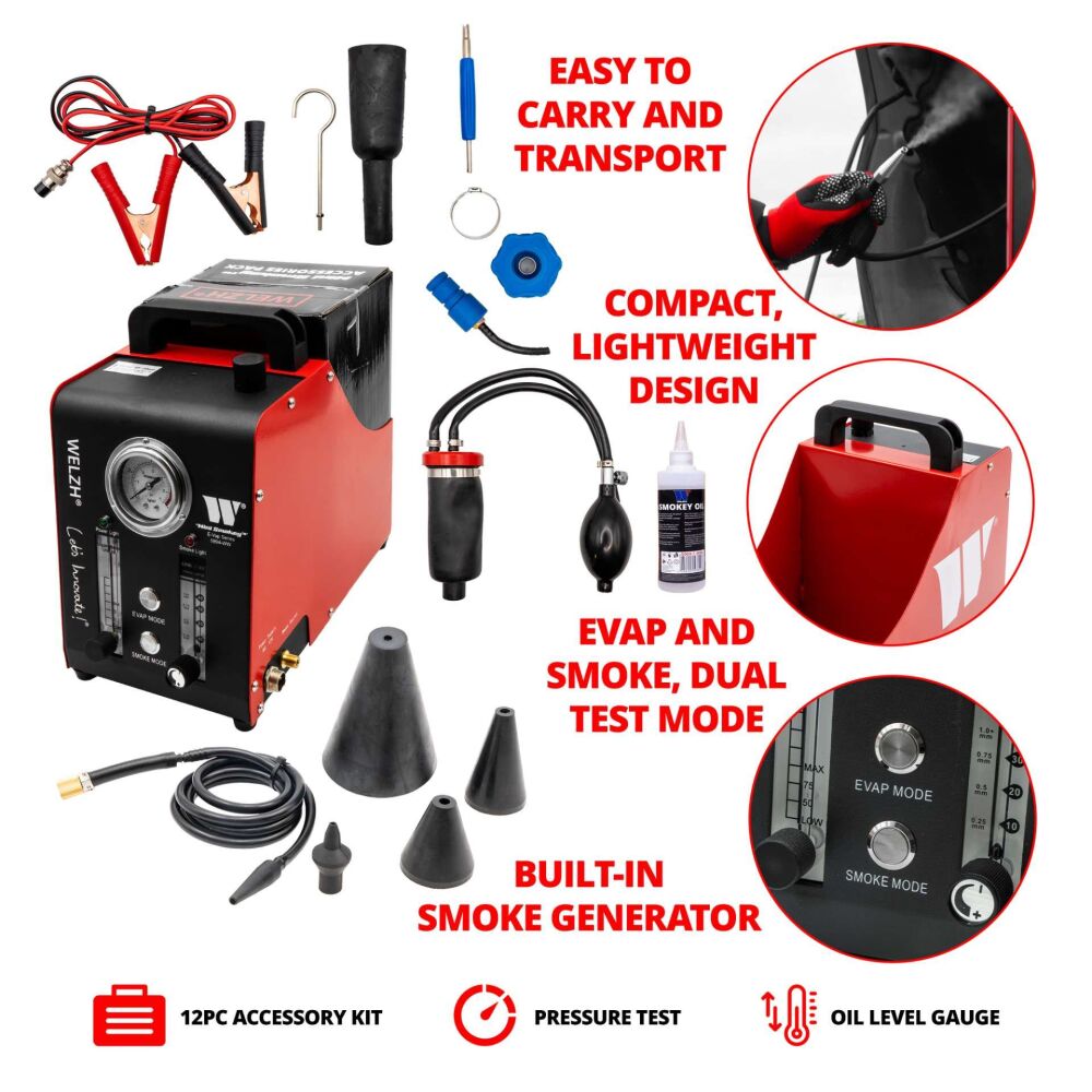 WELZH Mini Smokey ''Mate'' E-VAP Diagnostic Leak Detector Machine 5894-WW