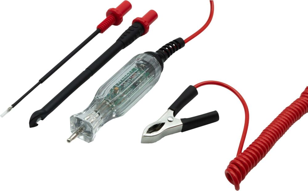 WELZH Digital LCD 3-49 Volts Circuit Tester+ Interchangeable Probes 5317-WW