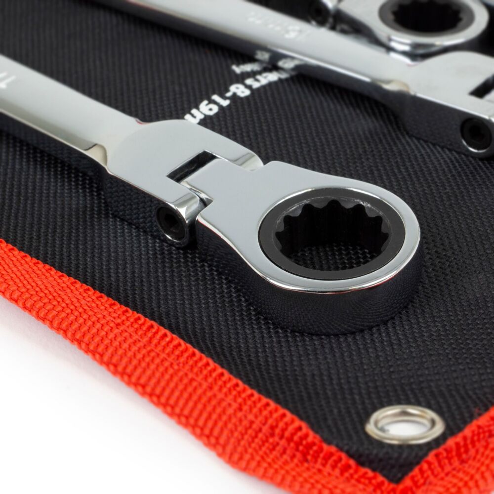 WELZH Ratchet Spanner Set; Aviation Type, Flexi-Head 8-19mm 817-WW