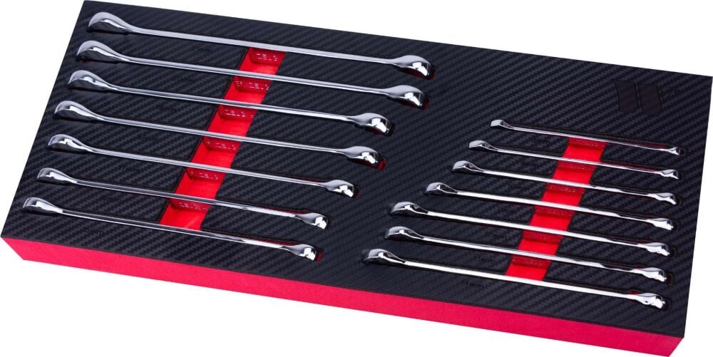 WELZH Combination Spanner13-Piece Set Extra Long; 8-21-mm 4930-WW