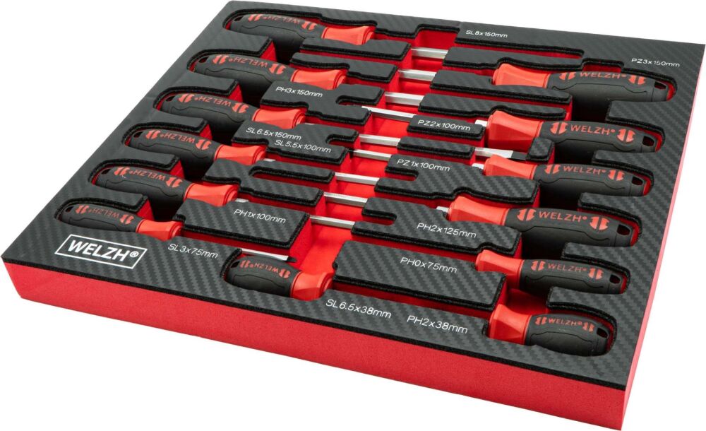 WELZH Screw-Mate™ 13-Piece Professional Screwdriver Set 6501-WW