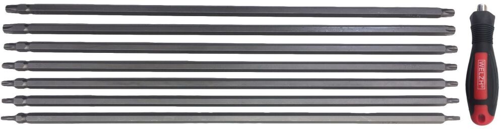 WELZH Screwdriver Set; T-Handle with Interchangeable Heads, Torx 5019-WW