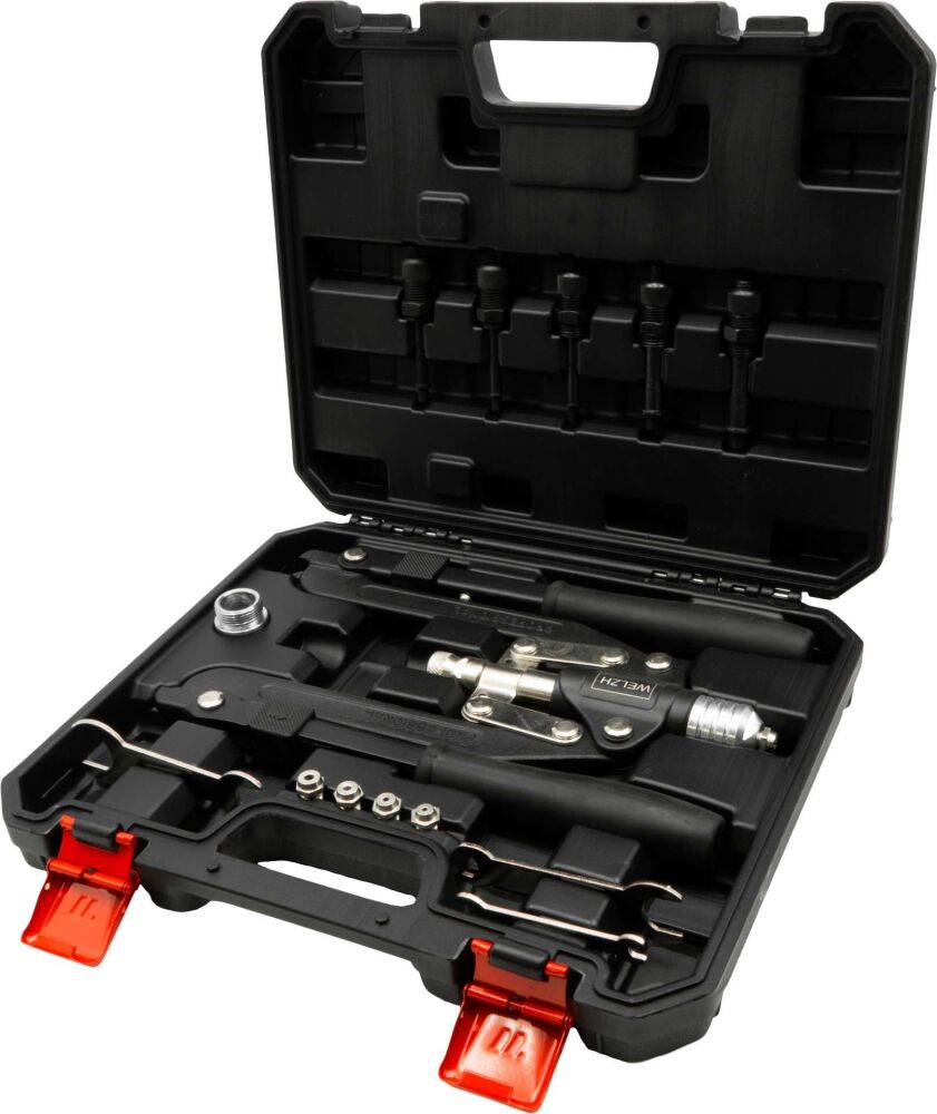 WELZH Professional long Arm Riveter Set, 3.2-6.4mm 7057-WW
