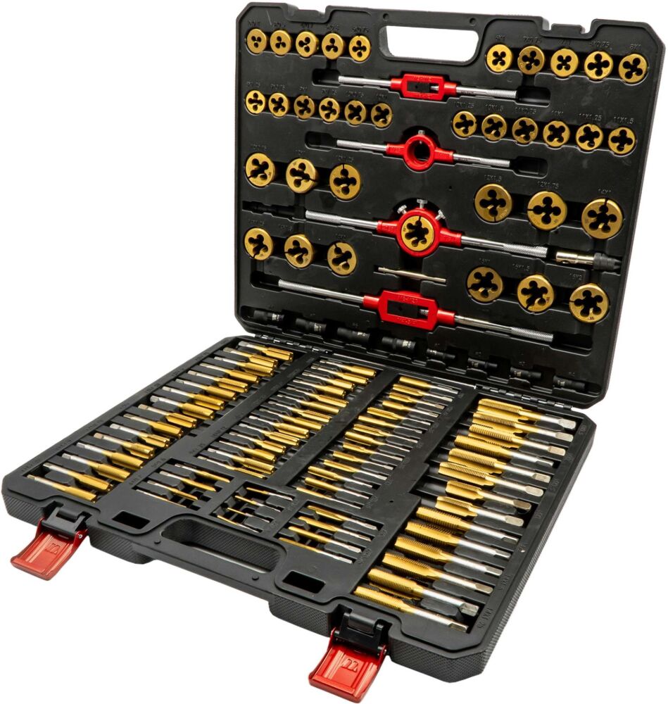 WELZH 119-Piece Titanium Metric Tap & Die Set 4888-WW