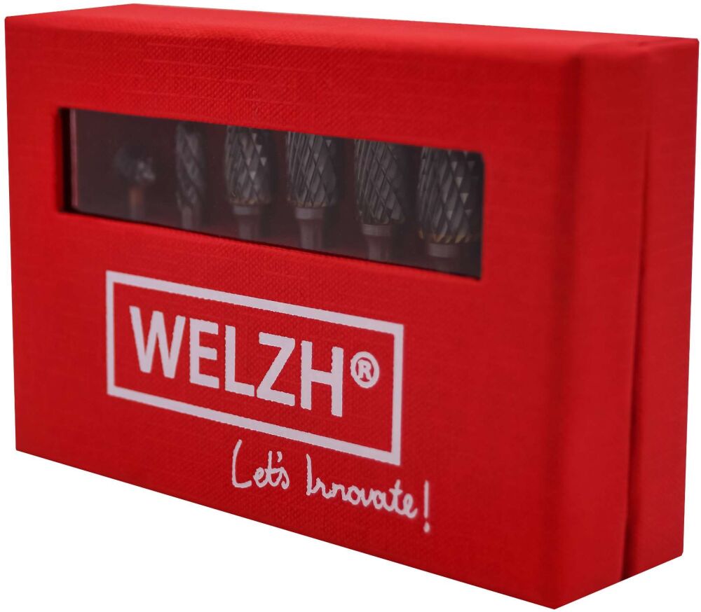 WELZH Burrs; Carbide, Short, 7-Piece 78091-WW
