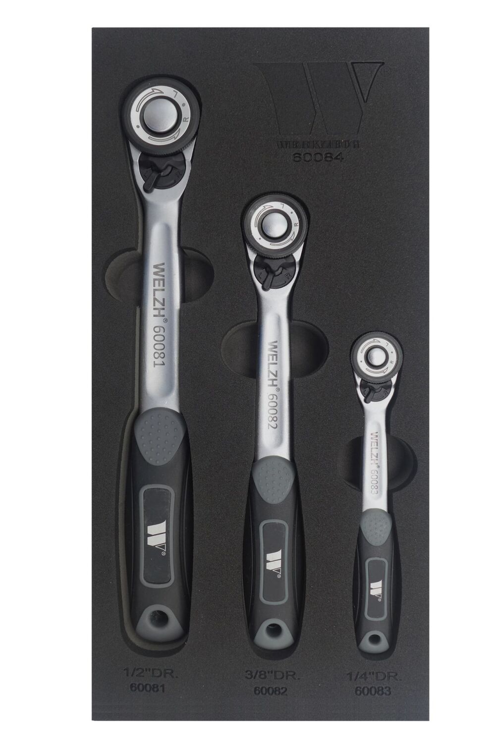 WELZH Ratchet Set; 3-Piece Ultra Thin Style Set 60084-WW