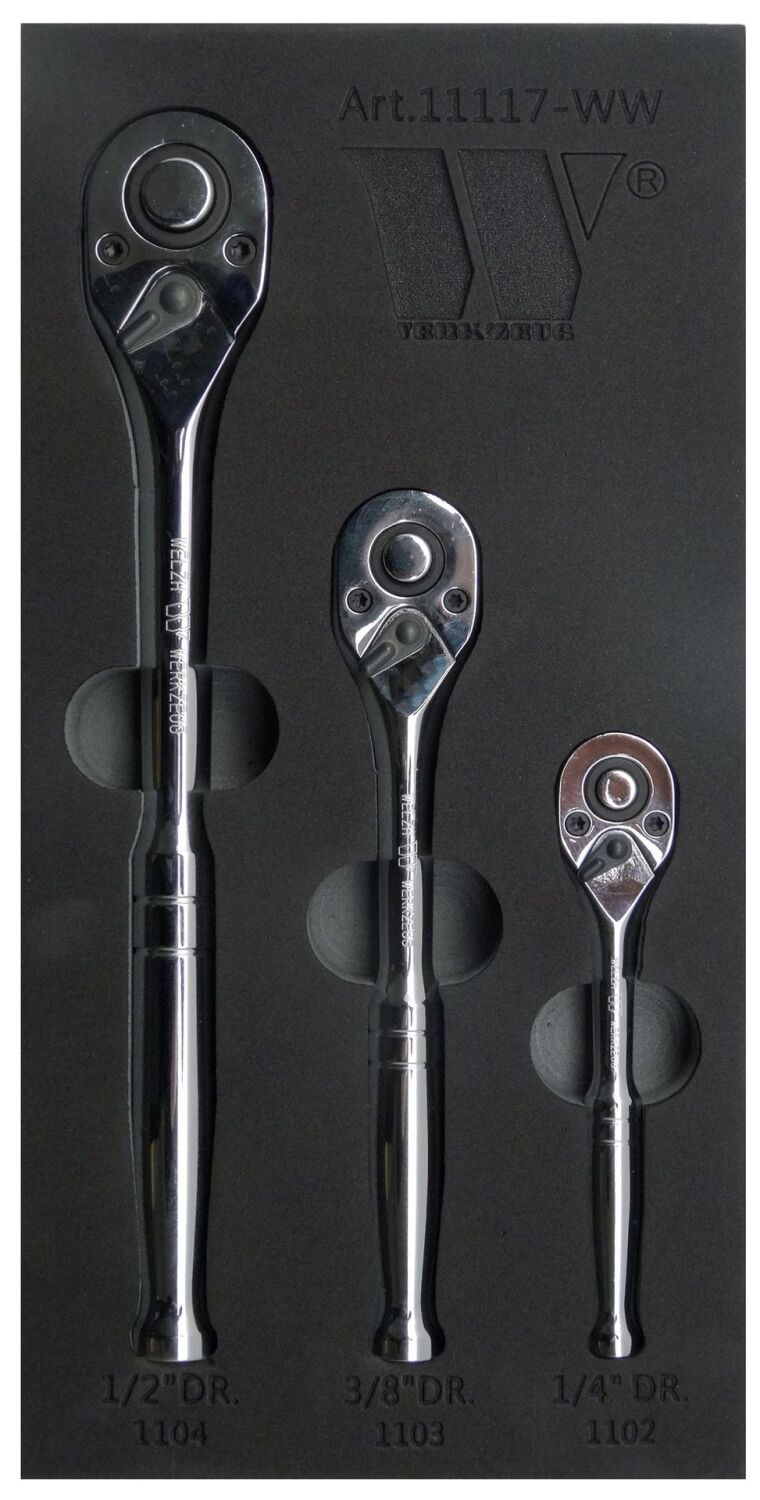 WELZH Ratchet Set; 3-Piece Classic Style 11117-WW