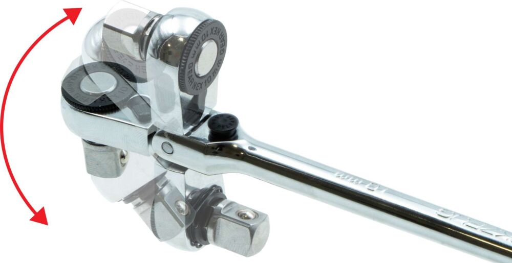 WELZH Dual Flexi-Lock Head 1/4" & 3/8" Ratchet 6198-WW