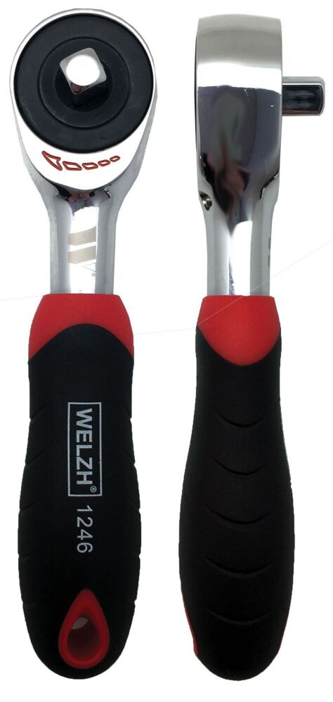 WELZH Ratchet; Twist Handle, Stubby, 1/4'' 1246-WW