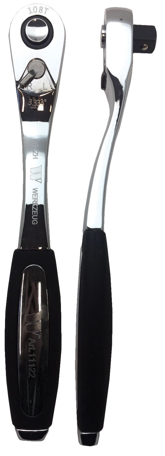 WELZH Ratchet; 108-Tooth Soft Grip Ratchet Handle 1/2''dr 11122-WW