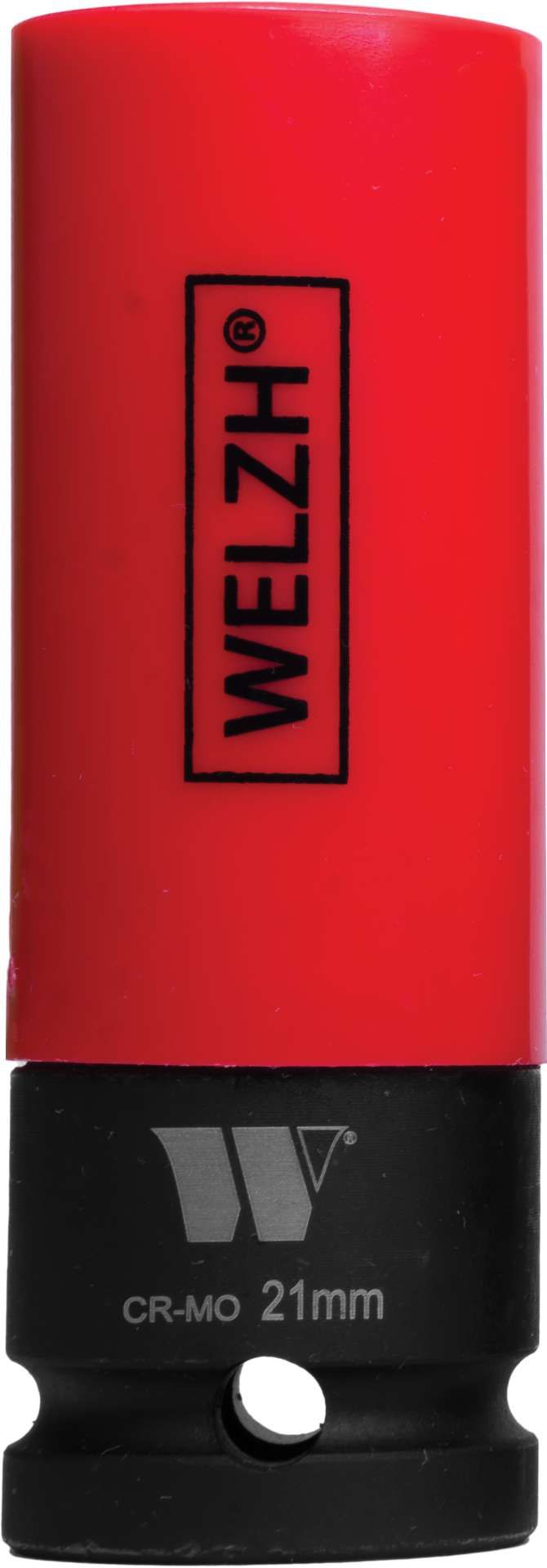 WELZH Protective Heavy-Duty Impact Wheel Nut Socket Set; 21 mm 4898-21-WW