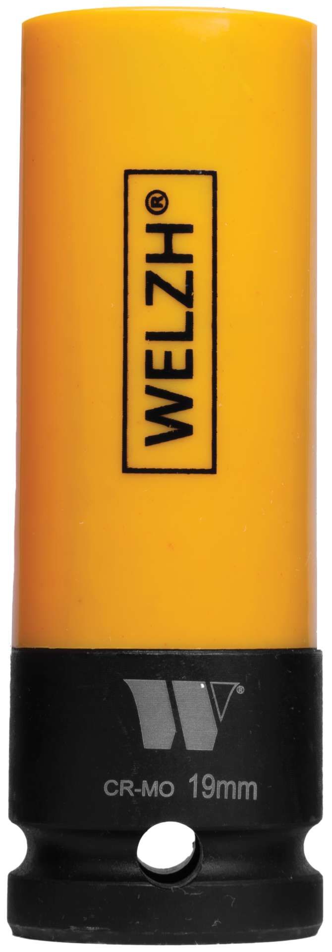 WELZH Protective Heavy-Duty Impact Wheel Nut Socket Set; 19 mm 4898-19-WW