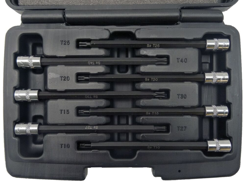WELZH Bit Socket Set; Torx?, Ball Ended, 130mm, 1/4'' 1214-WW