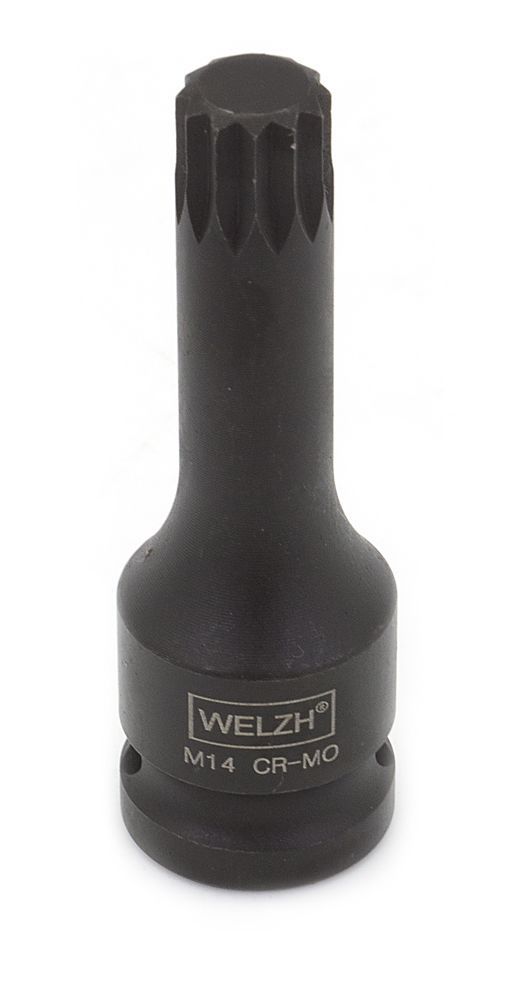 WELZH Bit Socket Set; 8-Piece Impact, Spline, 1/2''dr M5-18 4070-WW
