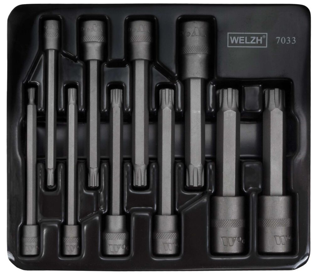 WELZH Bit Socket Set; Master Ribe Set 110mm Length 7033-WW