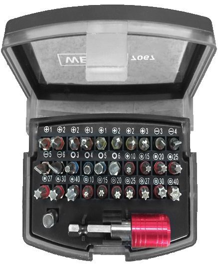 WELZH Bit Set; Coloured, 32-Piece 7067-WW