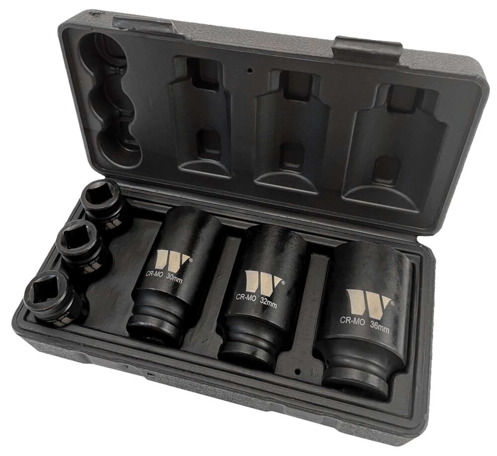 WELZH Drive Shaft Socket Set; 6-Piece 1077-WW