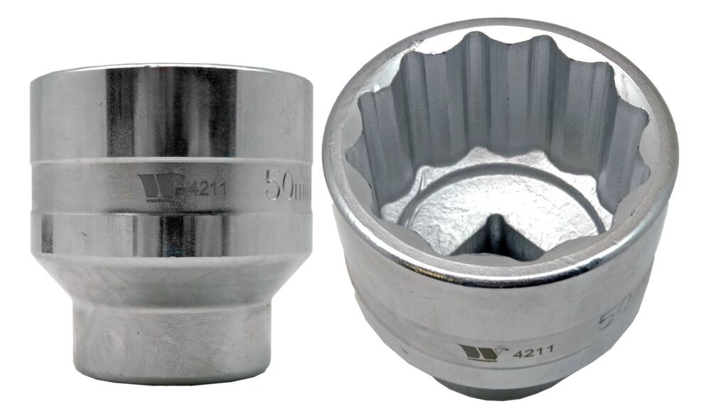 WELZH Hub Nut Socket for Ford Transit; 12pt, 50mm 4211-WW