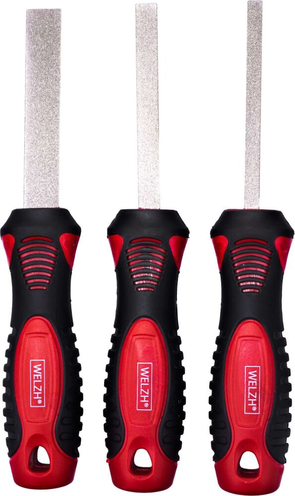WELZH 3-Piece Ultra Thin Flexible Diamond Coated Files 5065-WW