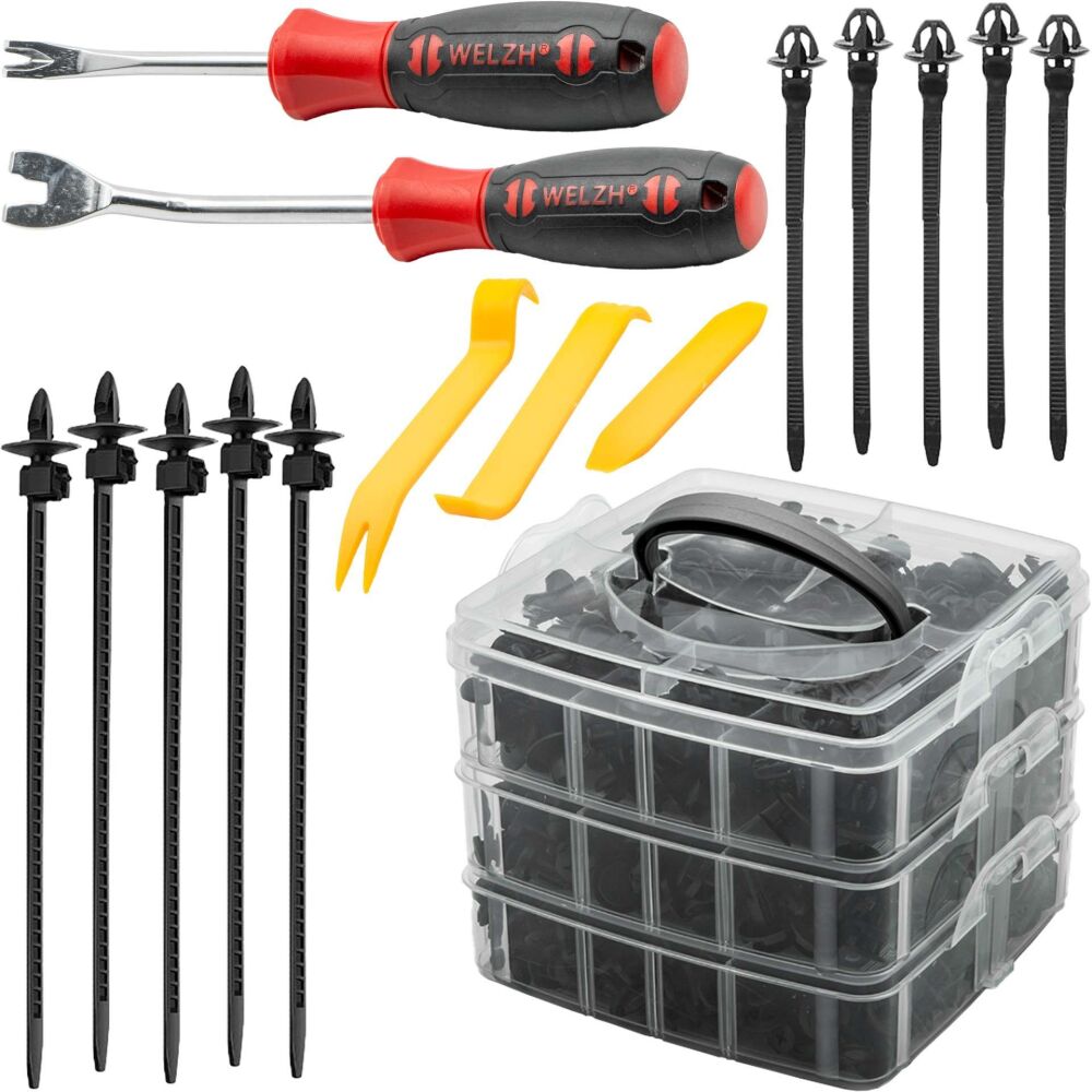 WELZH Trim Clip Assortment; 635-Pieces 5791-WW