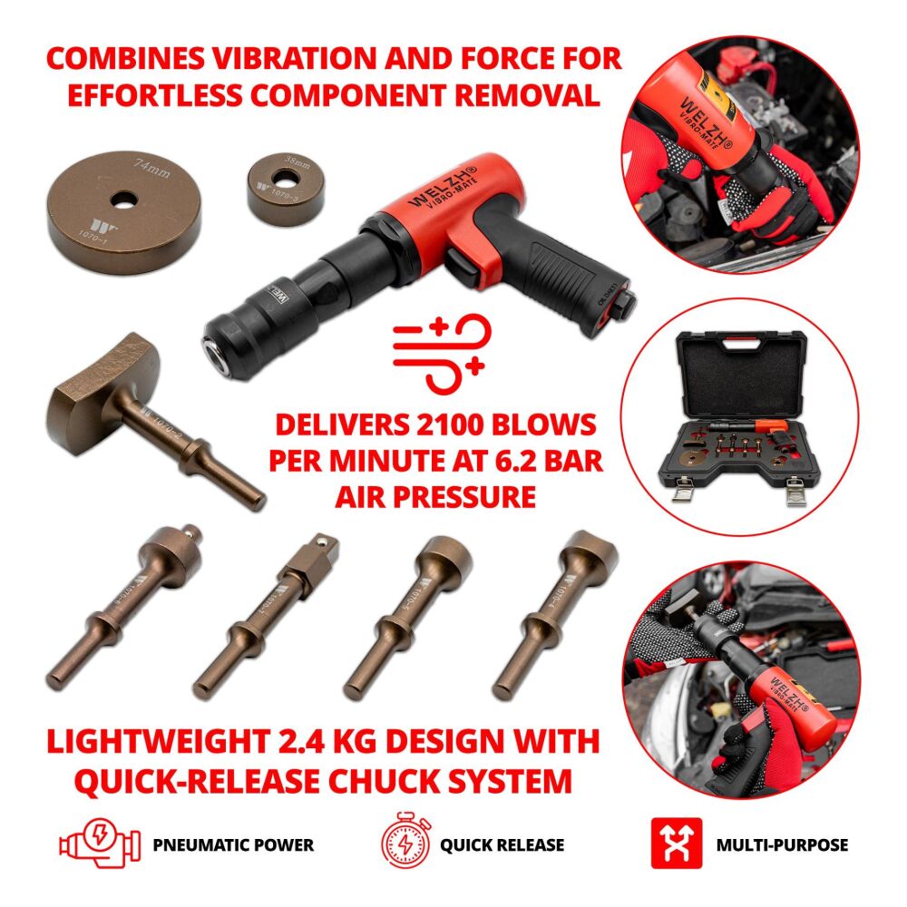 WELZH Vibration Mate® & 9-Piece Special Adaptor Set 1070-WW