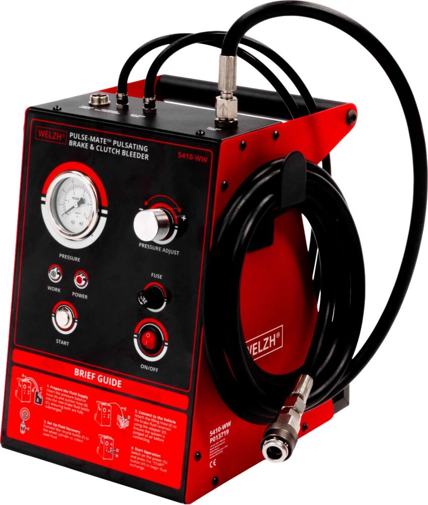 Pulse-Mate&trade;''; Pulsating Brake & Clutch Bleeder + Adaptor Set 5410-WW