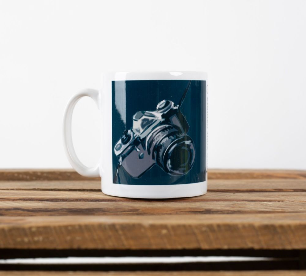 Mug - Denim blue love your camera mug